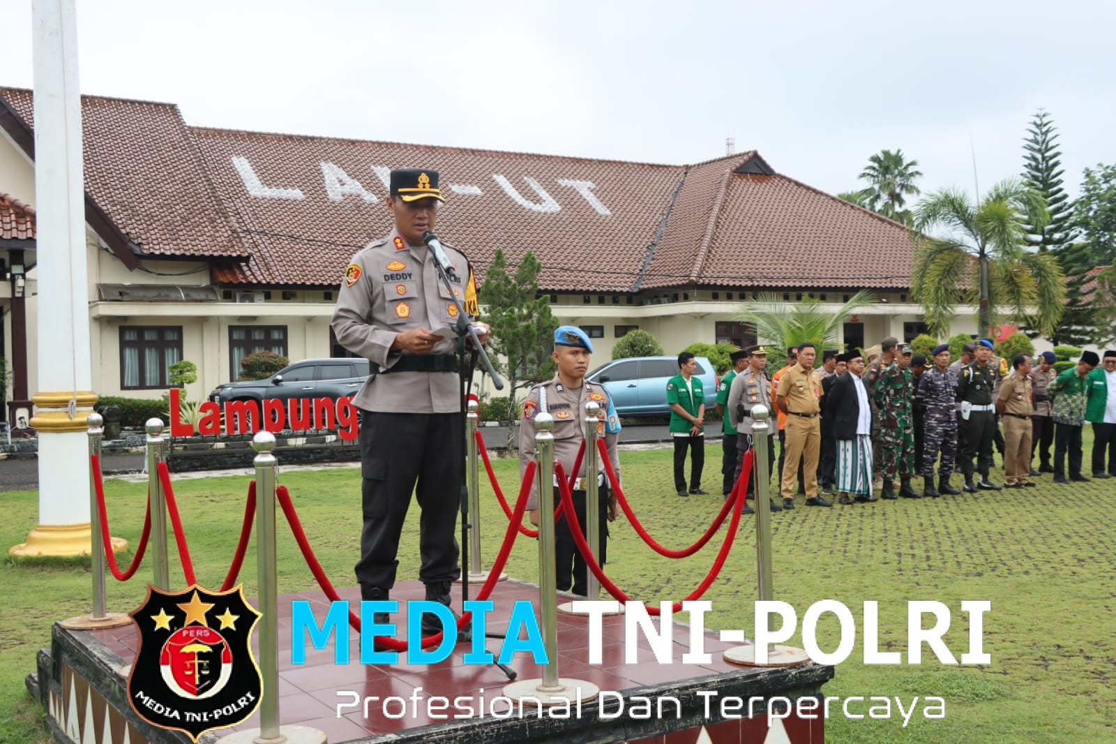 Jaga Kamtibmas Selama Ramadhan, Polres Lampung Utara Gelar Apel Siaga