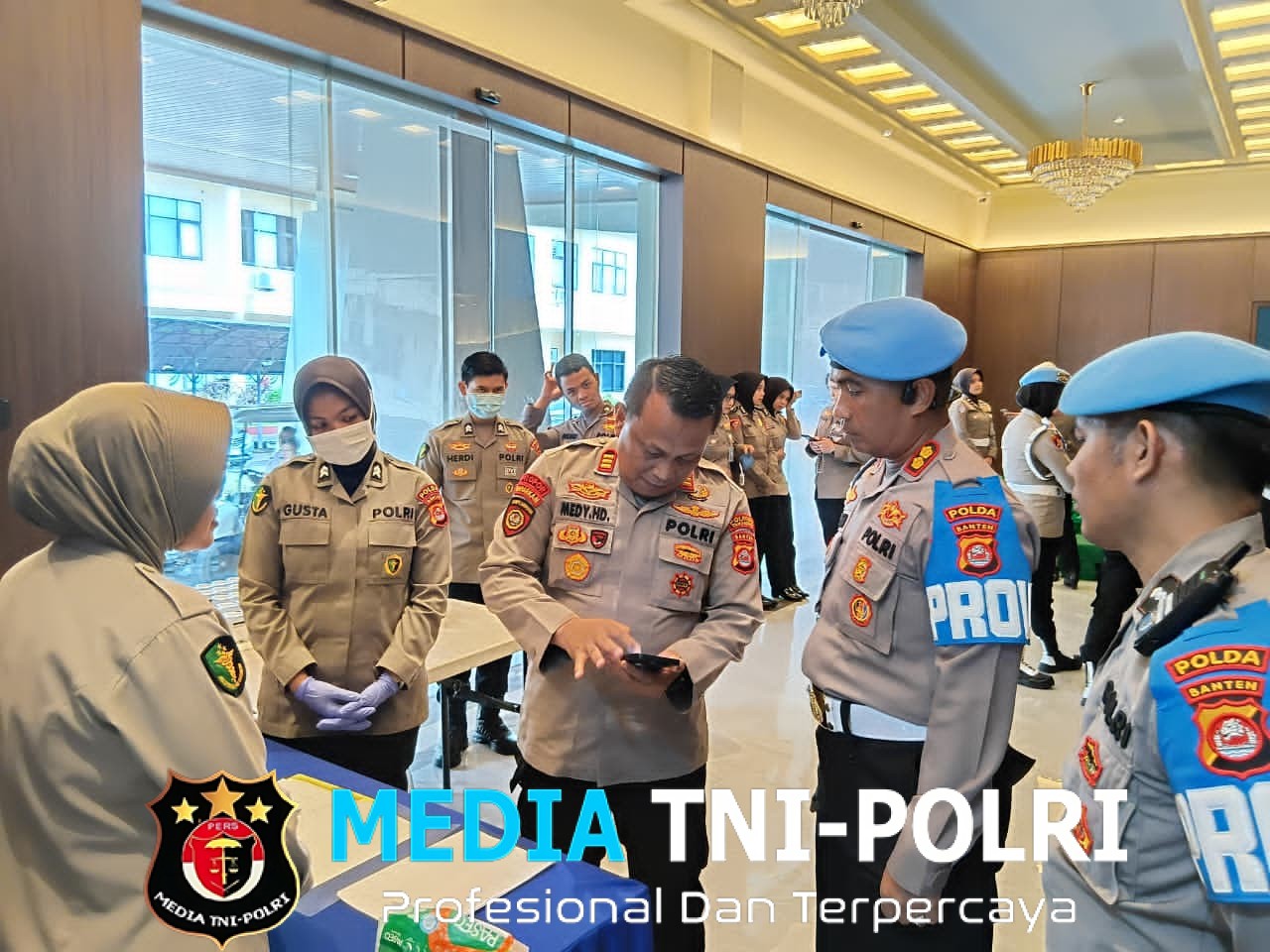 Bid Propam Polda Banten Laksanakan Tes Urine 261 Peserta Rapim Polri TA 2026, Hasil Seluruhnya Negatif