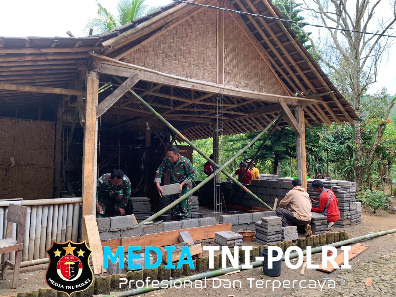 Mimpi Giyanto Punya Rumah Yang Layak Akhirya Terwujud Berkat TMMD 127 Kodim Wonogiri