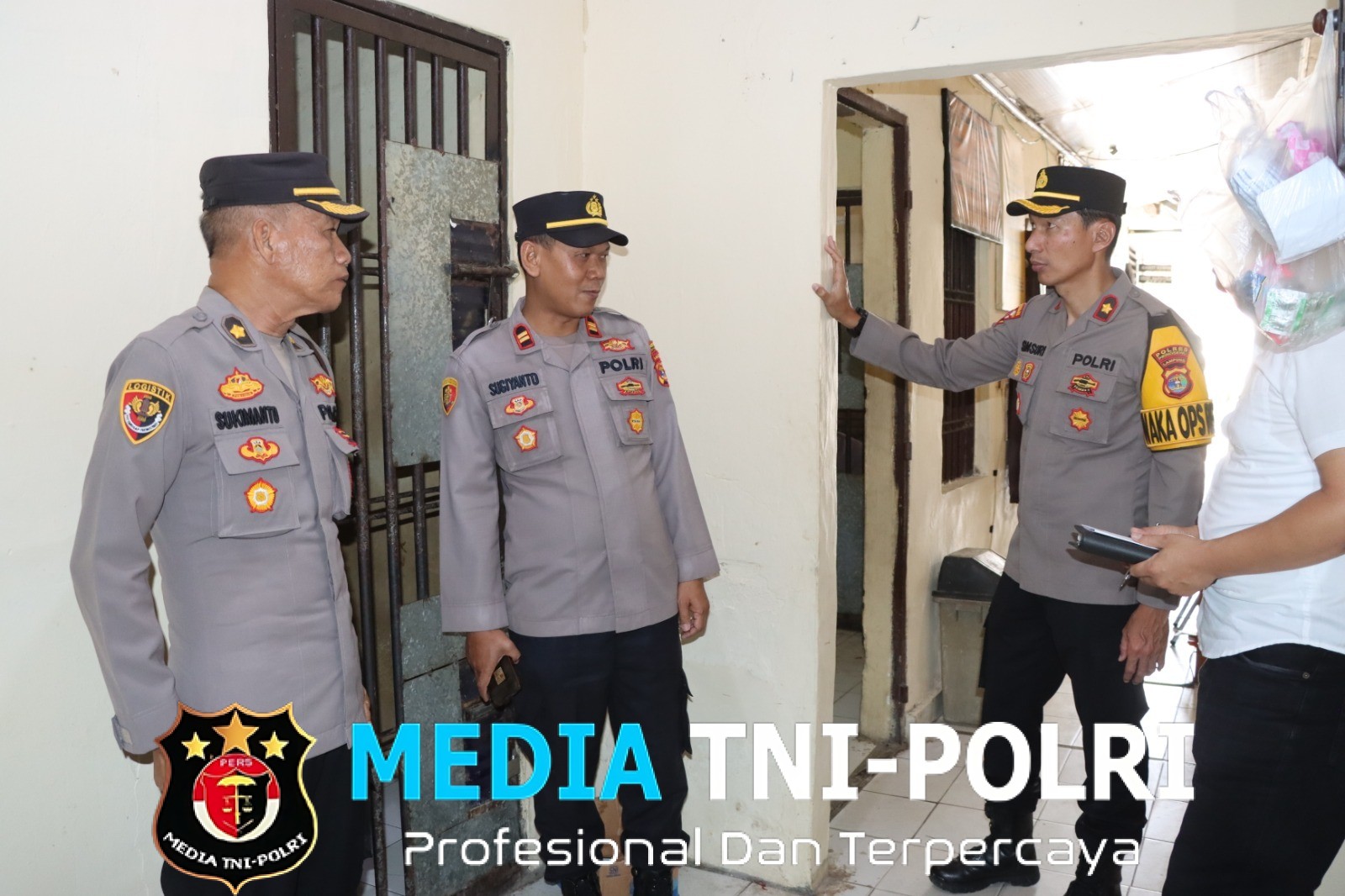 Wakapolres Pringsewu Sidak Rutan Polsek Jajaran, Pastikan Keamanan, SOP dan Hak Tahanan