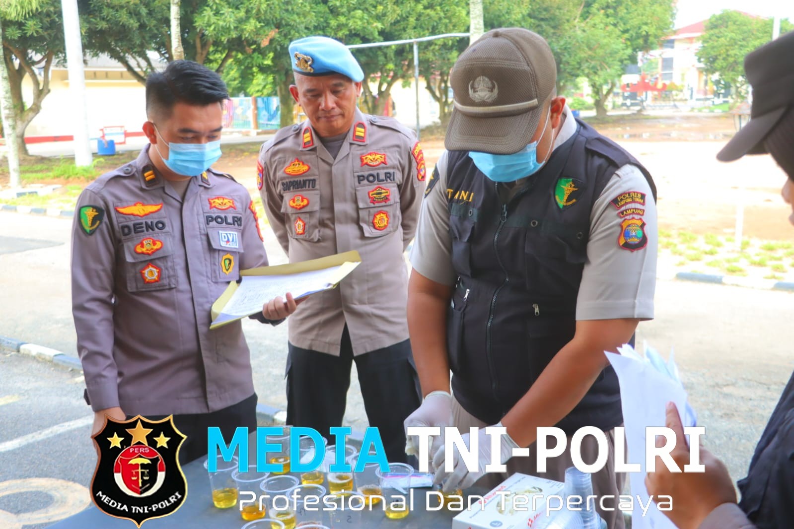 Polres Lampung Tengah Gelar Tes Urine Mendadak, Wujud Komitmen Tegas Perangi Narkoba di Internal Polri