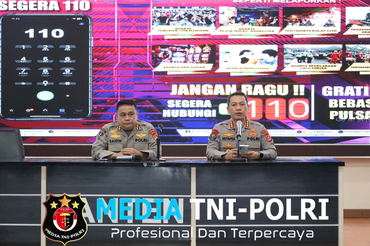 Polda Banten Ajak Masyarakat Manfaatkan Layanan Call Center 110 dan Super App Polri untuk Pelaporan Mudah dan Cepat