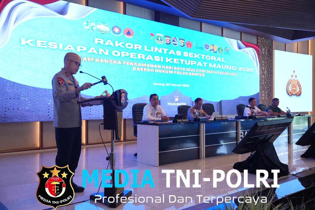 Arus Mudik 2026, Polda Lampung-Banten Sinkronkan Data Merak–Bakauheni