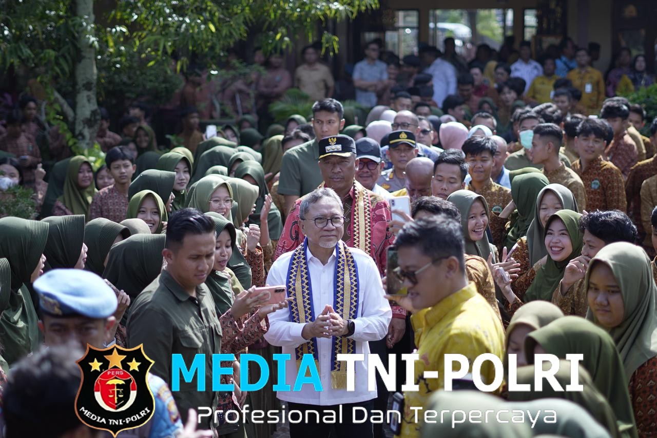 Pastikan Aman Kondusif, Polres Lampung Tengah Amankan Kunker Menko Pangan RI