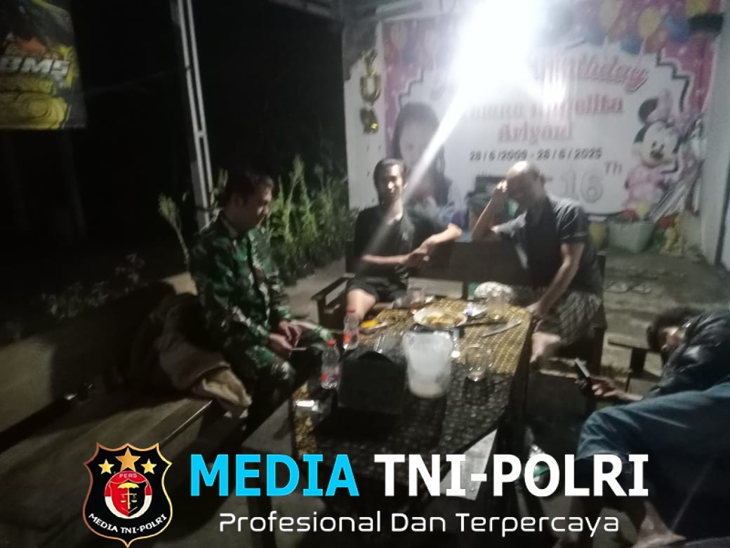 Babinsa Candi Gatak Intensifkan Komsos, Pererat Hubungan dan Jaga Kondusivitas Wilayah