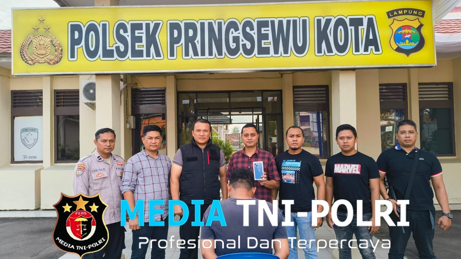 Polsek Pringsewu Kota Ringkus Pelaku Pemerasan Berkedok Video Asusila