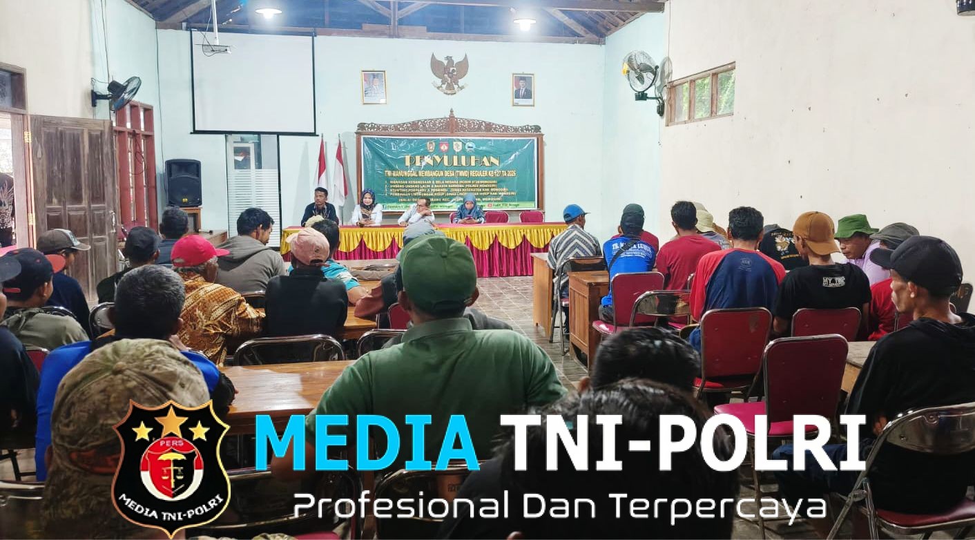 ‎Tak Hanya Sasaran Fisik, TMMD 127 Kodim Wonogiri Menyasar Pentingnya Menjaga Kelestarian Lingkungan