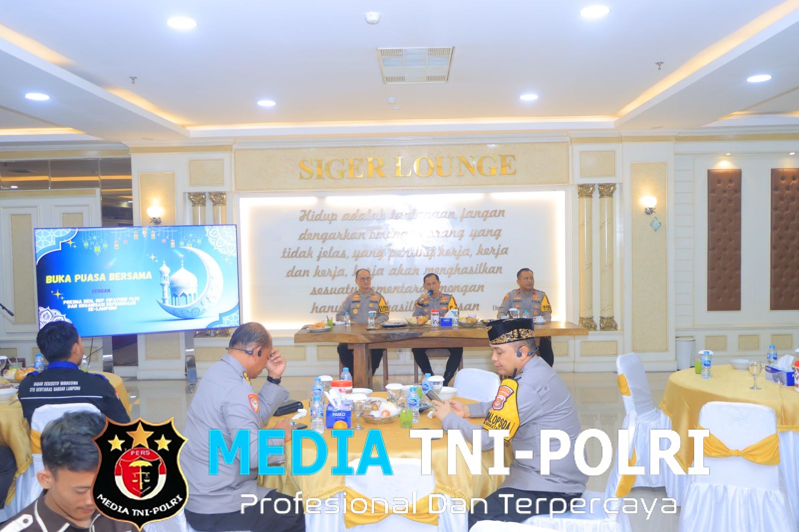 Perkuat Sinergi, Kapolda Lampung Buka Puasa Bersama BEM, OKP Cipayung Plus dan Organisasi Kepemudaan Se Propinsi Lampung