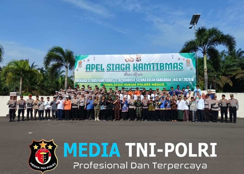 Ramadhan Aman Ibadah Nyaman: Polres Mesuji Gelar Apel Siaga Kamtibmas 1447 H