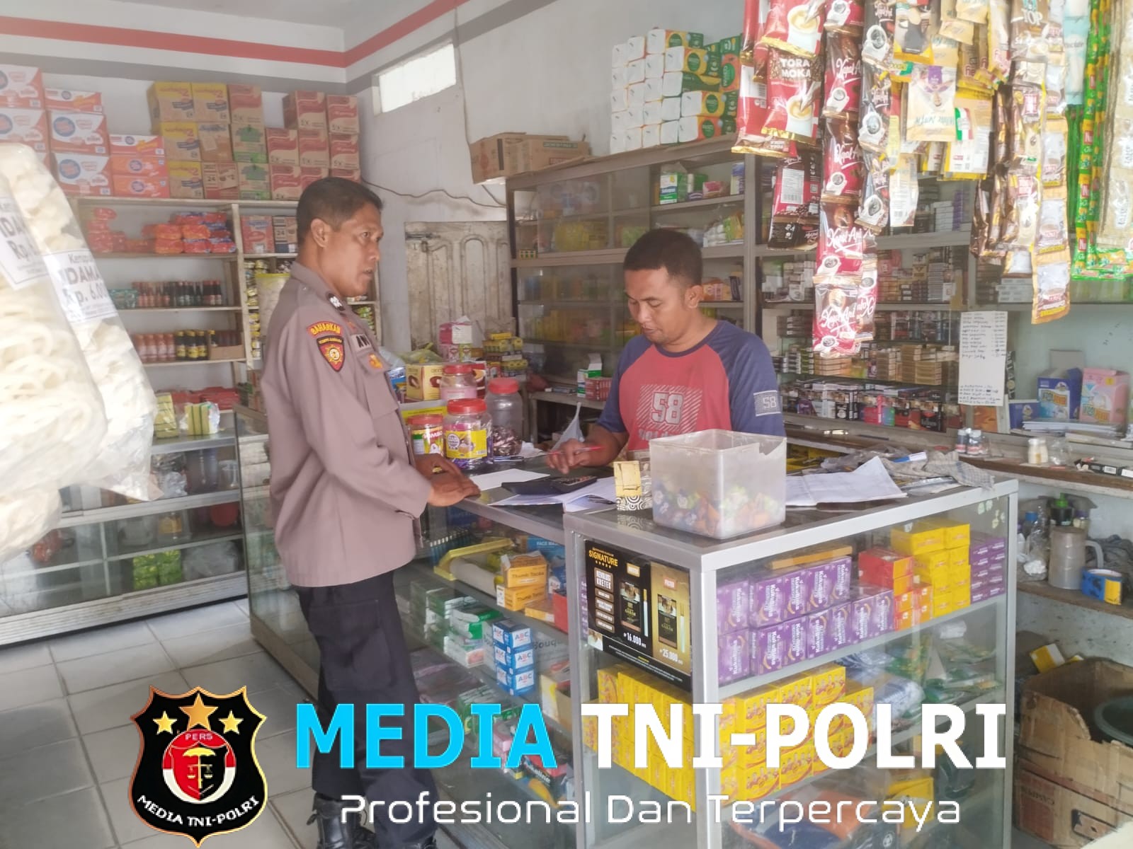 Marak Pencurian, Polisi Turun Langsung Sambangi Toko Saat Patroli Siang