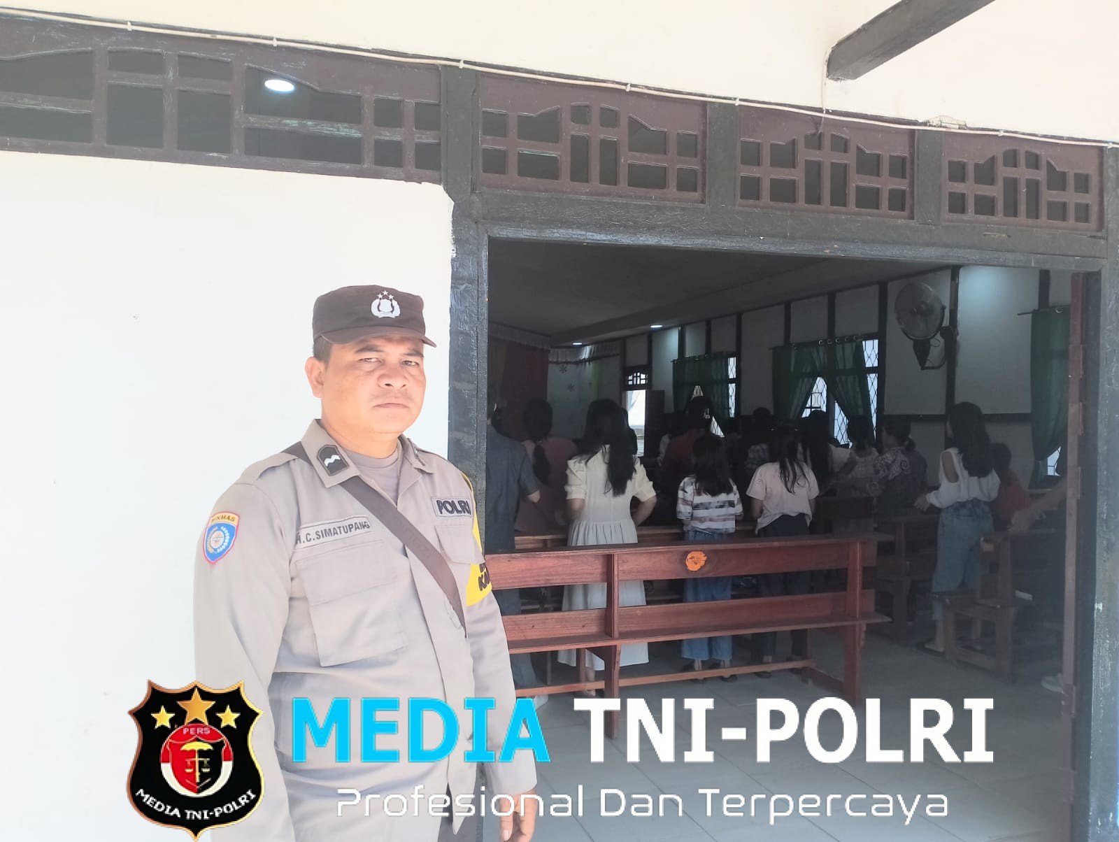 Berikan Rasa Aman Warga Beribadah, Polsek Kuala Behe Rutin Laksanakan Pam Gereja