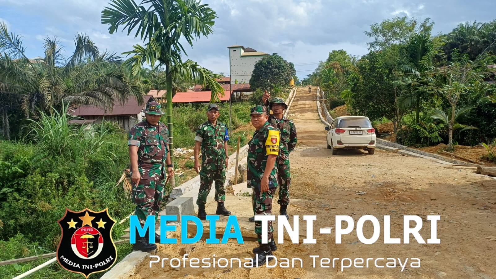 Pastikan Pembangunan Fisik Tepat Sasaran Wasev Kodam XXII/Tambun Bungai Tinjau Progres TMMD ke 127