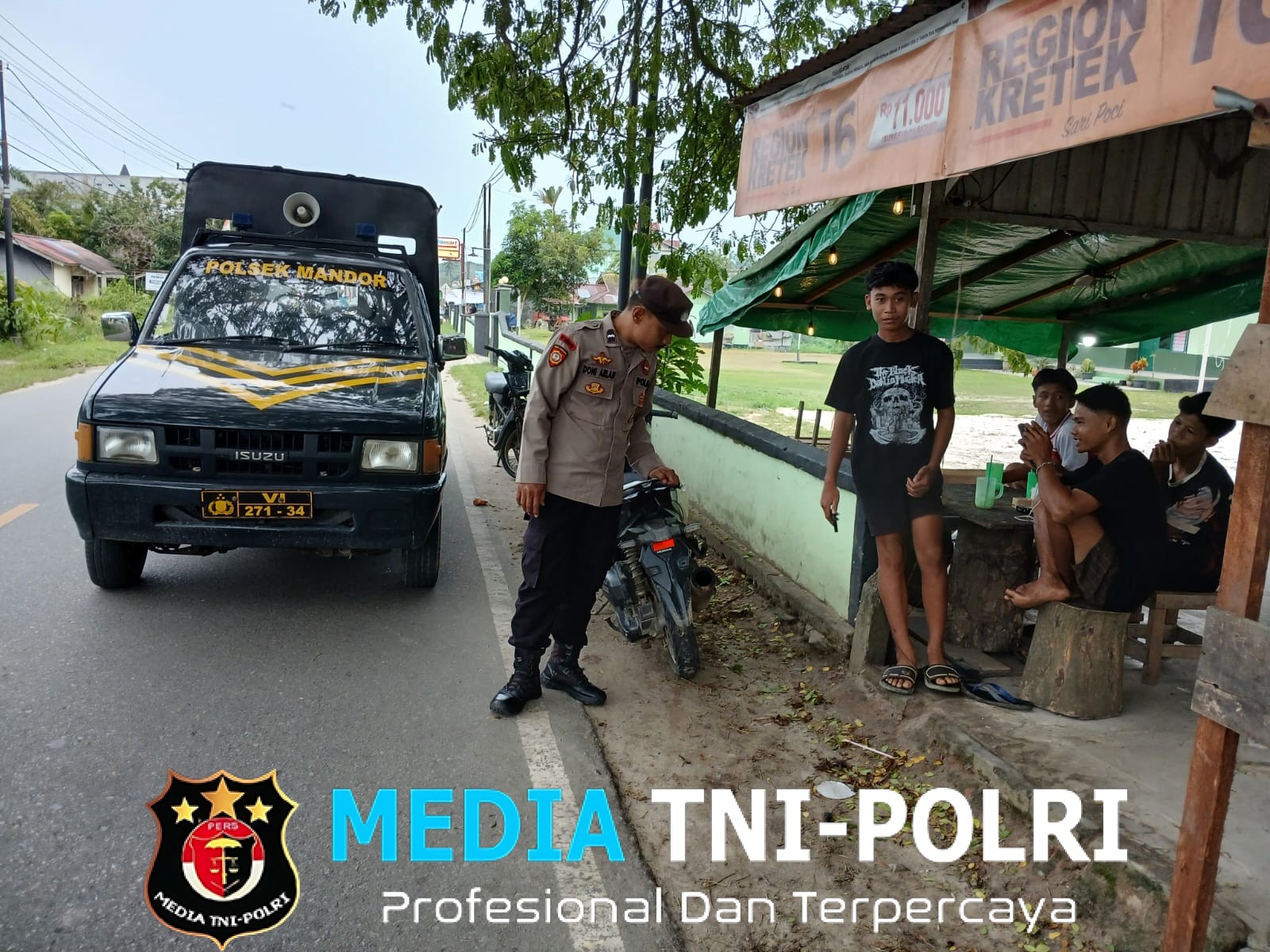 Rumah Kosong Jadi Incaran, Petugas Polsek Mandor Tingkatkan Patroli Hari Libur