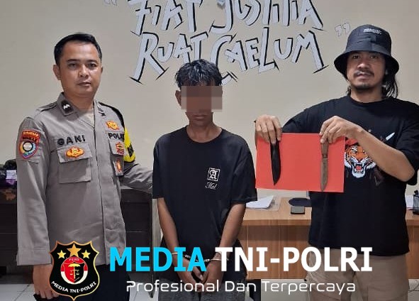 Patroli Cegah Kejahatan Jalanan, Polisi Ringkus Pemuda Bawa Senjata Tajam