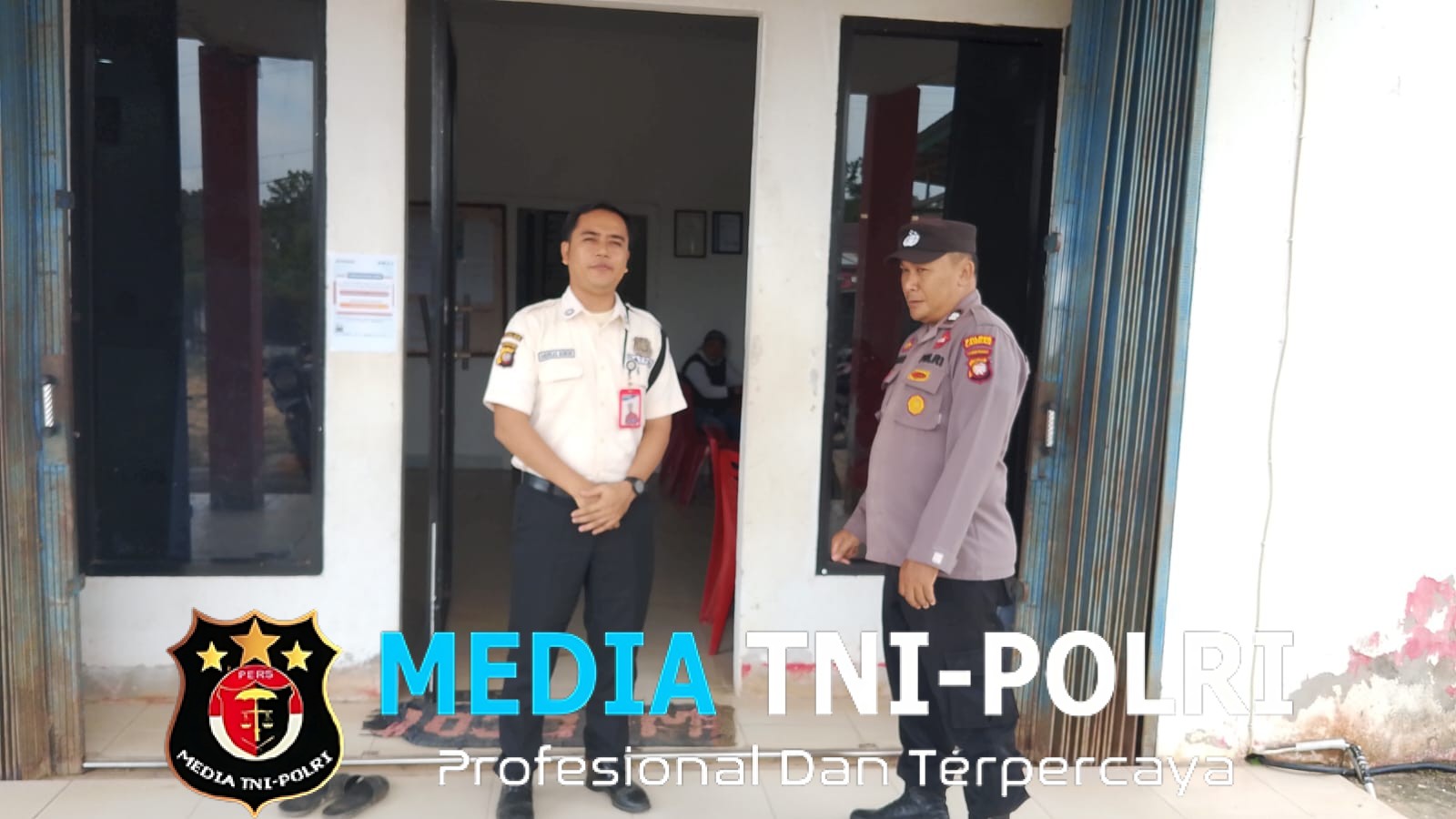 Patroli Kamtibmas Polsek Kuala Behe Sambangi Obyek Vital, Pastikan Situasi Tetap Kondusif