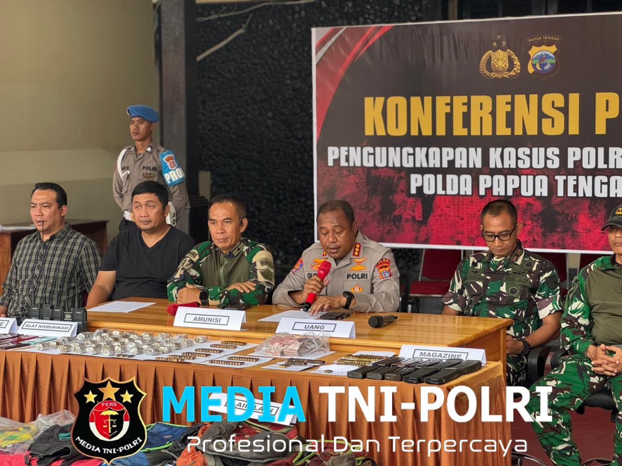 Kamp KKB di Nabarua Dibongkar Aparat Gabungan, Ratusan Amunisi dan Puluhan Juta Rupiah Diamankan