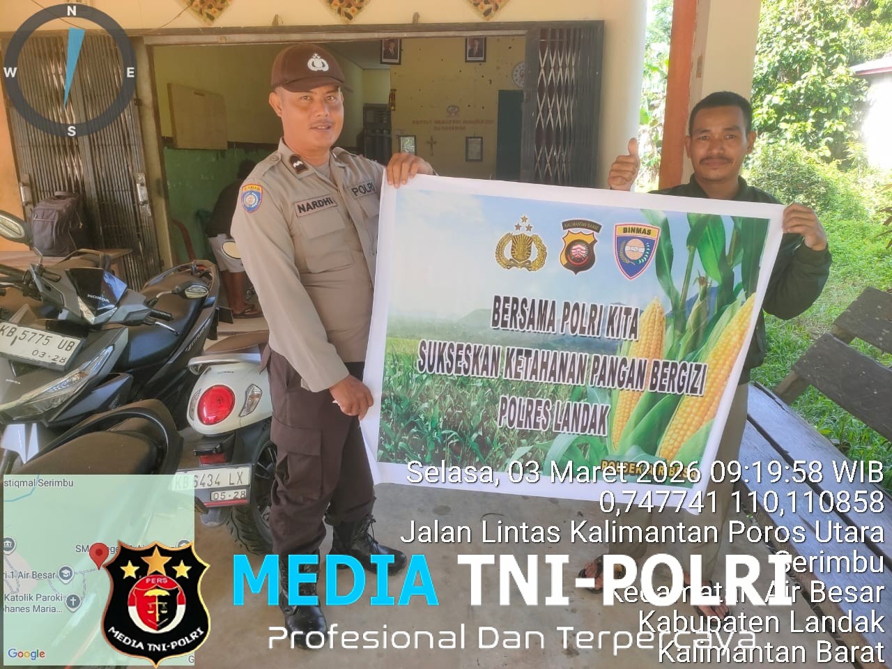 Polisi Ajak Warga Bersatu Sukseskan Ketahanan Pangan Bergizi