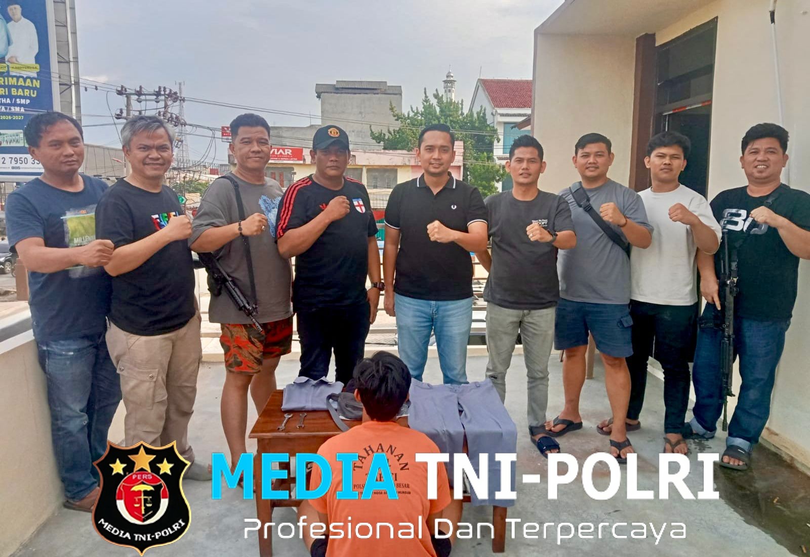 Polsek Terbanggi Besar Amankan Pelaku Pencurian Material di PT GGP Umas Jaya