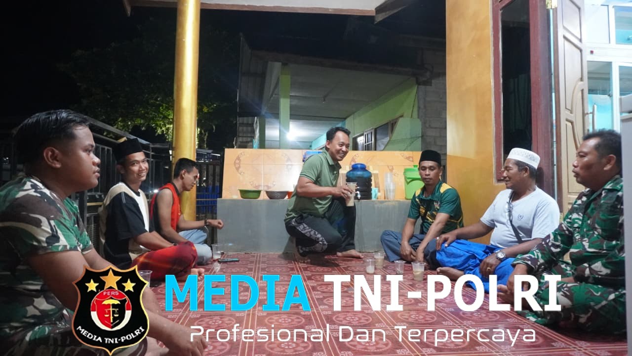 Malam Ramadhan Penuh Kehangatan, Satgas TMMD ke-127 Kodim 1015/Sampit Bersama Warga