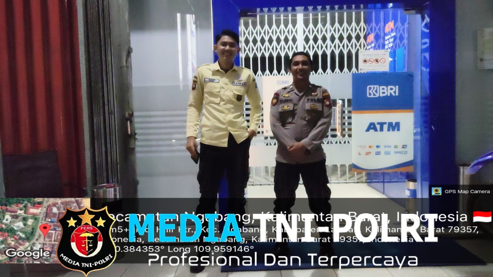 Personil Polsek Ngabang Laksanakan Patroli Malam Hari Untuk Mencegah Tindakan Premanisme Dan Kriminalitas