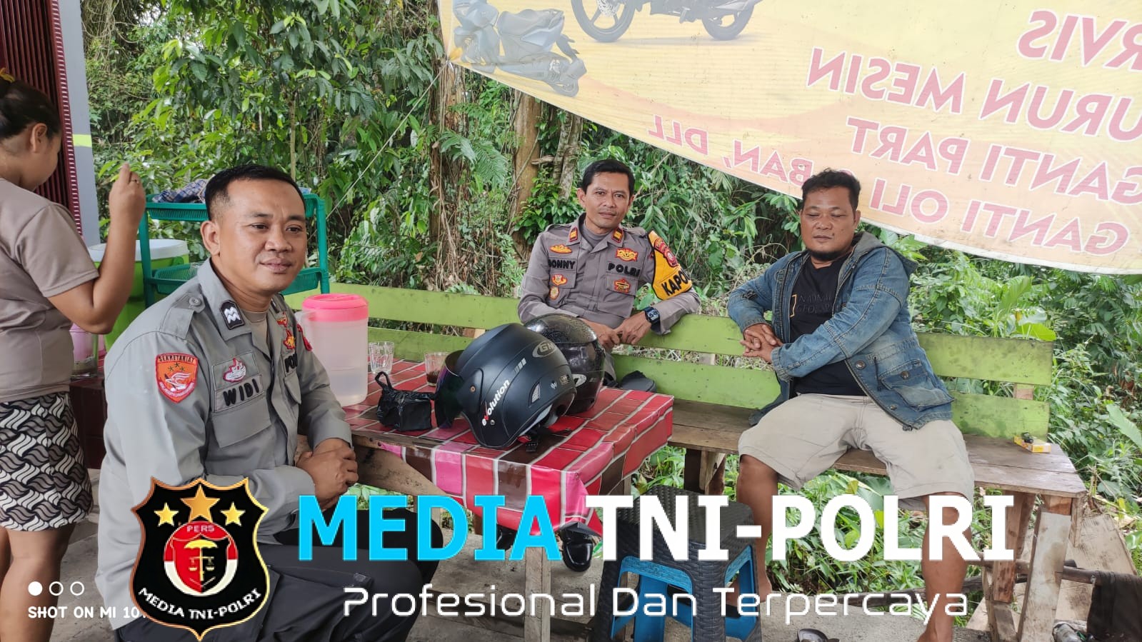 Patroli Siang, Personel Polsek Menjalin Ajak Warga Jaga Kamtibmas