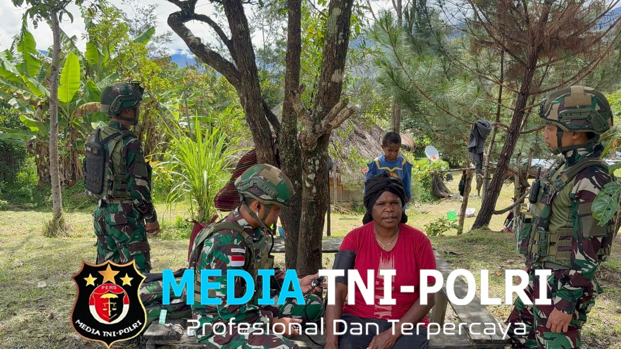 TNI Hadir di Tengah Masyarakat, Satgas Yonif 521/DY Laksanakan Binter Komsos di Distrik Napua
