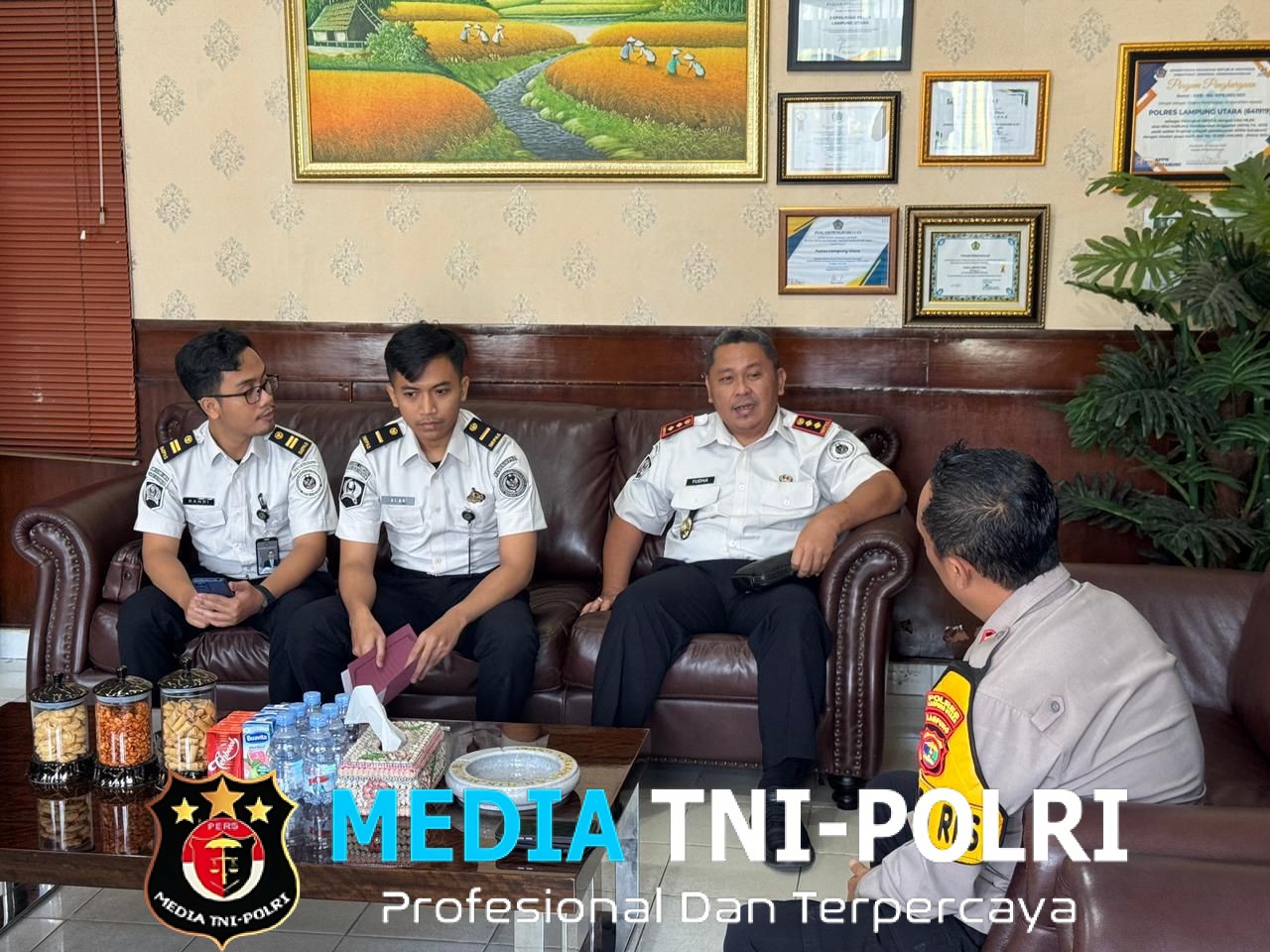 Kapolres Lampung Utara Terima Audiensi Bapas Kelas II Kotabumi, Perkuat Sinergi Program Pidana Kerja Sosial