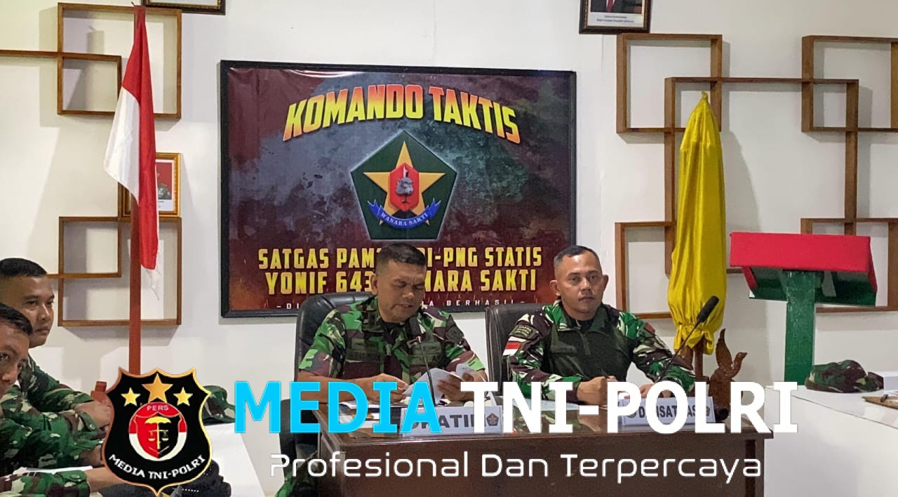 Tim Garbinter Pusterad Tinjau Satgas Yonif 643/WNS