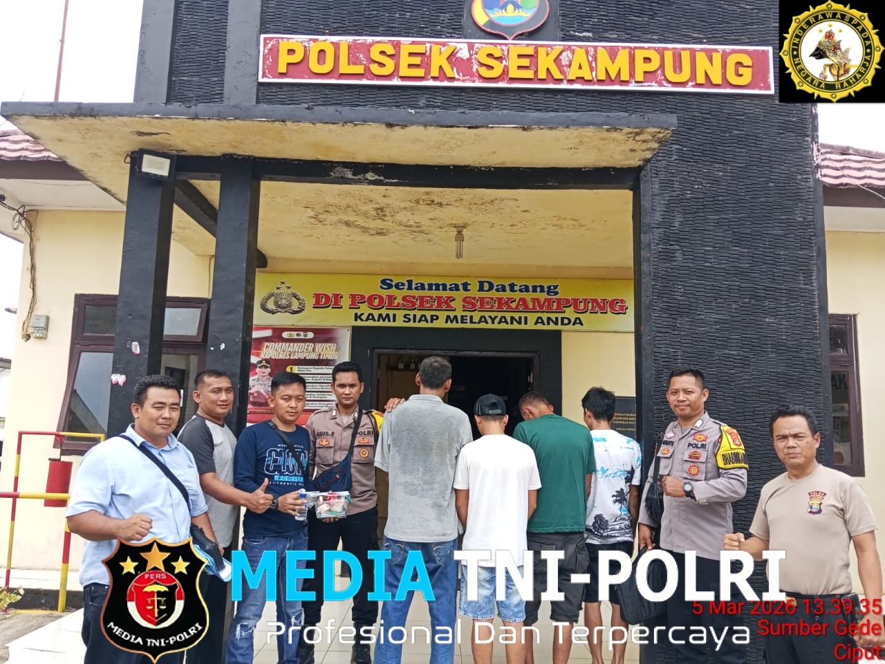 Polsek Sekampung Ungkap Kasus Narkotika, Empat Pelaku dan Sejumlah Barang Bukti Sabu Diamankan
