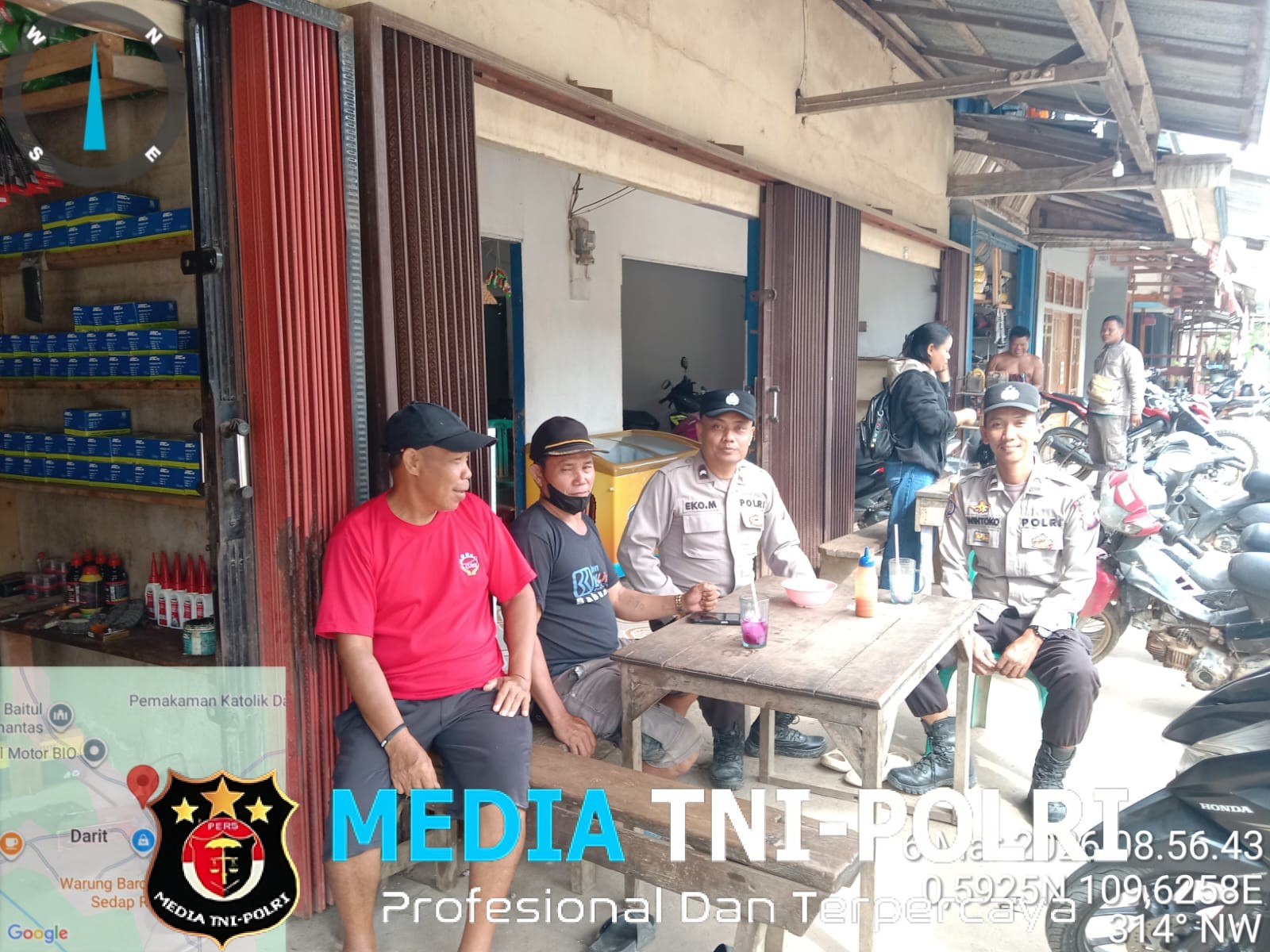 Cegah Tindak Kriminalitas Samapta Polsek Menyuke Laksanakan Patroli Pada Siang