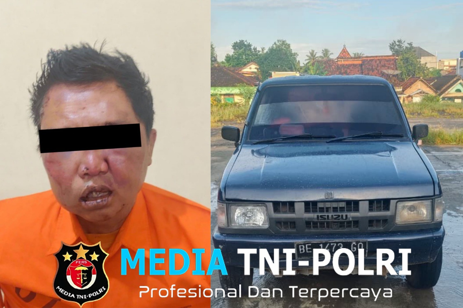 Kepergok Curi Mobil di Pringsewu, Satu Pelaku Ditangkap, Satu Lainnya Kabur