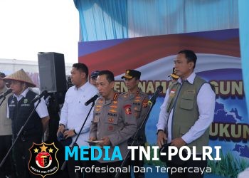 Perkuat Sinergitas TNI–Polri, Dandim 0402/OKI-OI Hadiri Penanaman Jagung Serentak Bersama Kapolri di Ogan Ilir