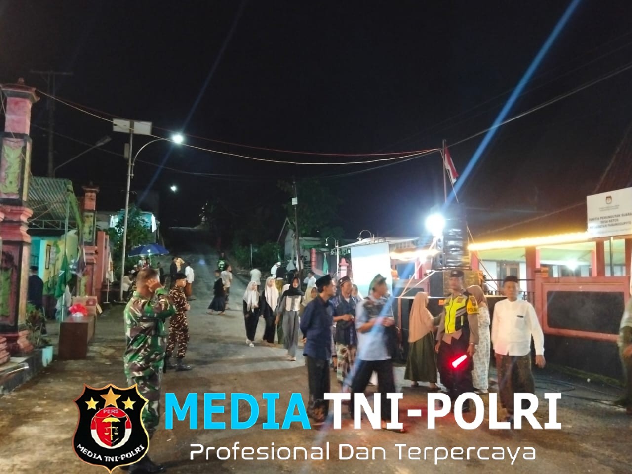 Polisi Amankan Pengajian Nuzulul Qur’an di Paranggupito, Ratusan Jamaah Hadir