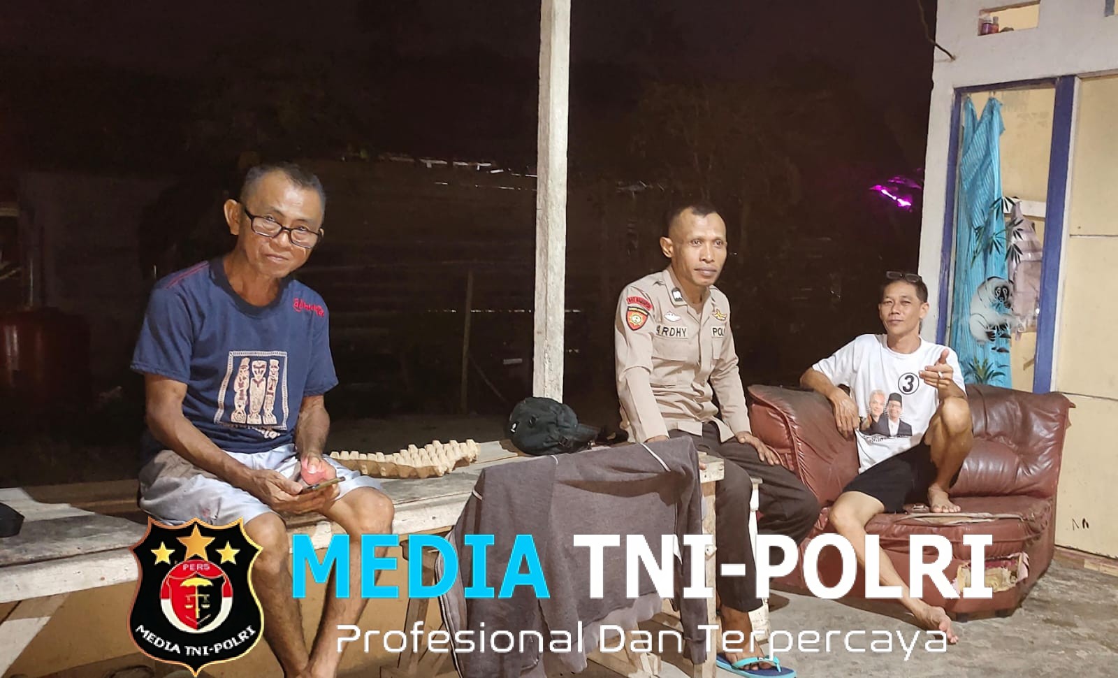 Sunyinya Malam di Sebangki, Polisi Datangi Rumah Warga Beri Himbauan Keamanan