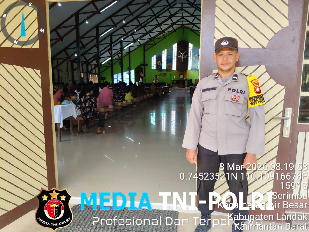 Antisipasi Curanmor Saat Ibadah, Polisi Ingatkan Jemaat Kunci Stang Kendaraan