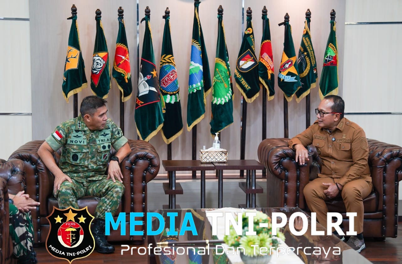 Pangdam XII/Tpr Terima Kunjungan Silaturahmi Bupati dan Wakil Bupati Kubu Raya