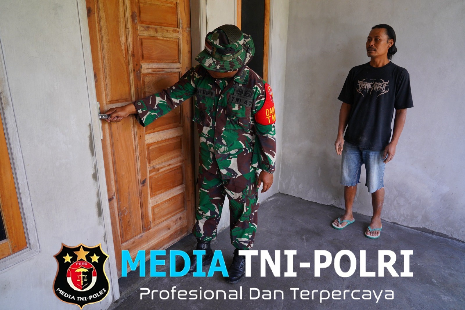 Menjelang Penutupan TMMD Ke 127, Dan SSK Satgas Lakukan Pengecekan RTLH Rumah Bu Muntiani