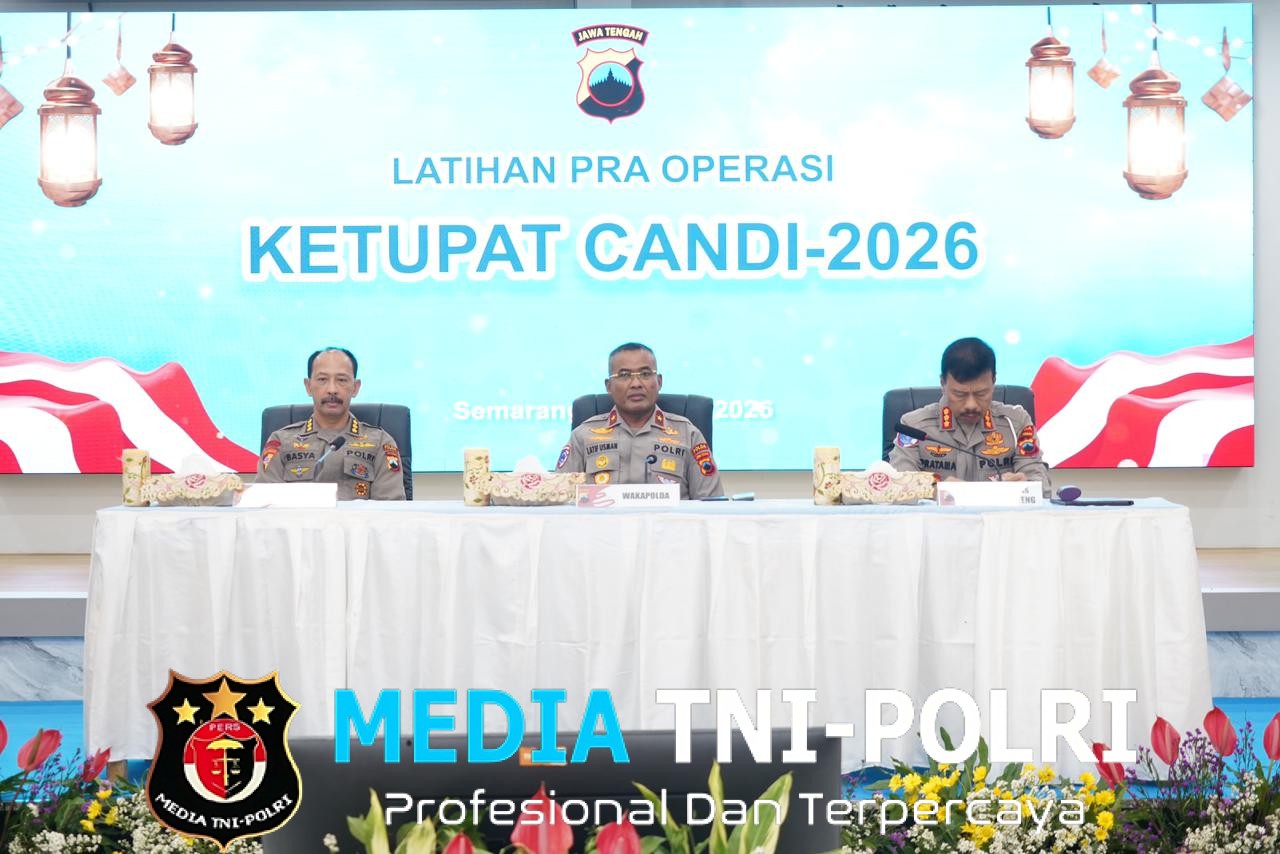 Polda Jateng Matangkan Pengamanan Idul Fitri Melalui Lat Pra Ops Ketupat Candi 2026, Wujudkan Mudik Aman dan Nyaman