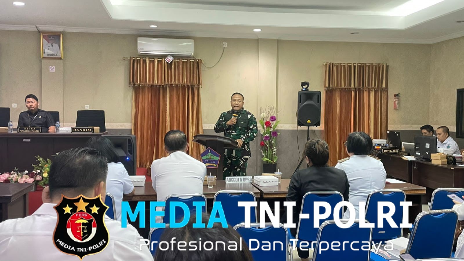 Sosialisasikan Percepatan Program Koperasi Desa Kelurahan Merah Putih (KDKMP), Dandim 1310/Bitung Hadiri Musrenbang RKPD Minahasa Utara 2027