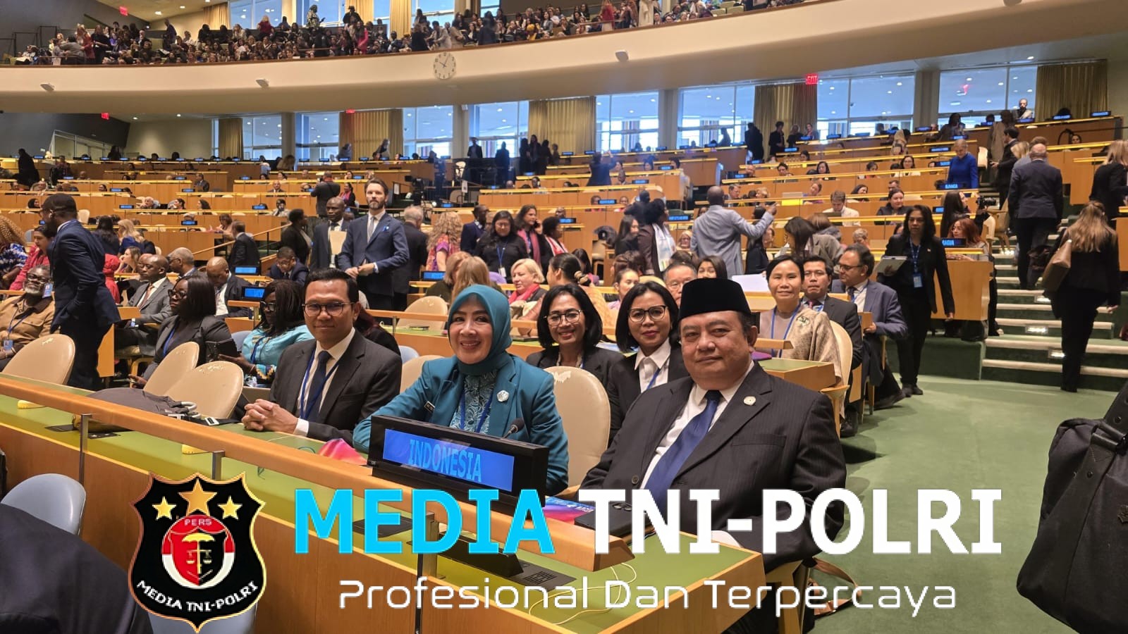 Ketum TP PKK Hadiri Sidang UN CSW70 di Markas Besar PBB