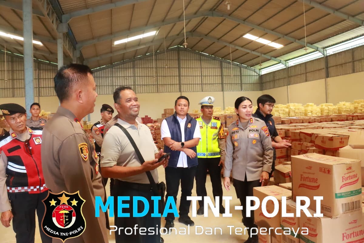 Satgas Saber Polres Lampung Timur Cek Harga Sembako dan Distribusi Gas LPG Jelang Idul Fitri