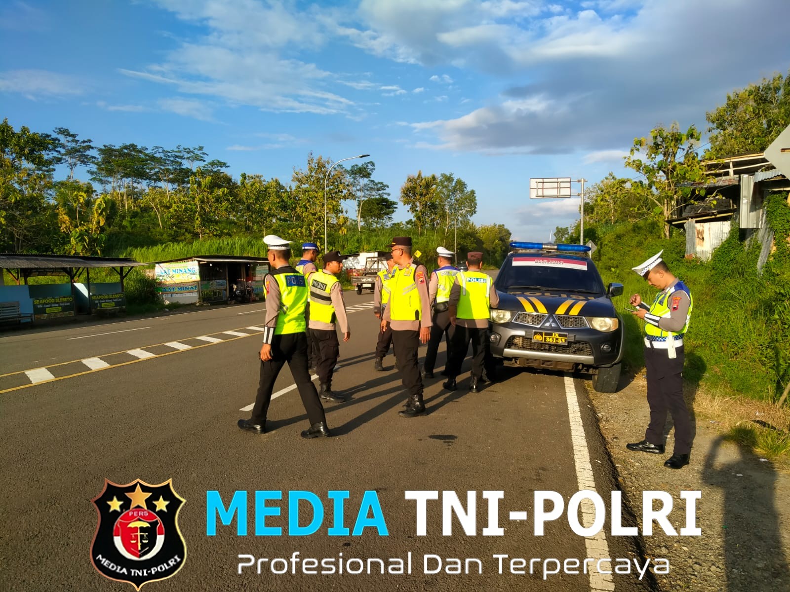 Patroli Gabungan Tertibkan Balap Liar Saat Ngabuburit di JLS Pracimantoro