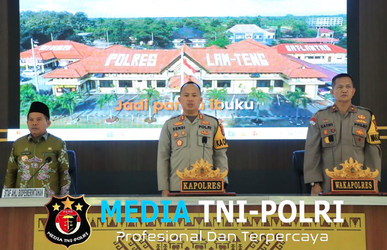 Polres Tulang Bawang Barat Gelar Rapat Koordinasi Lintas Sektoral Operasi Ketupat Krakatau 2026