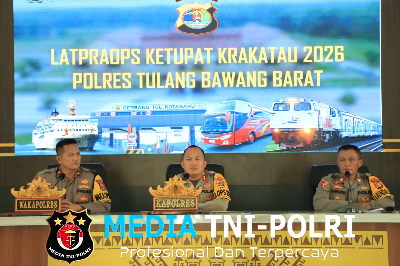 Latpraops Ketupat Krakatau 2026, Polres Tulang Bawang Barat Matangkan Pengamanan Lebaran