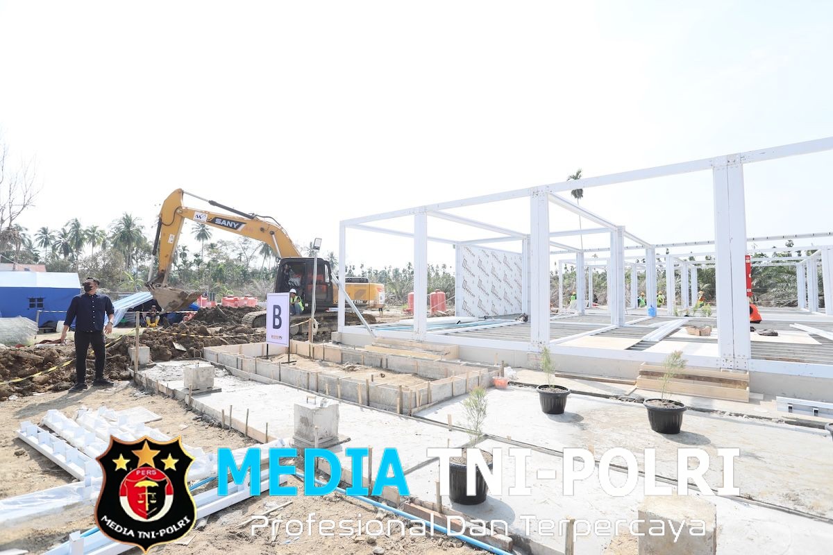 H-9 Lebaran, Satgas PRR Rampungkan 81 Persen Target Pembangunan Huntara