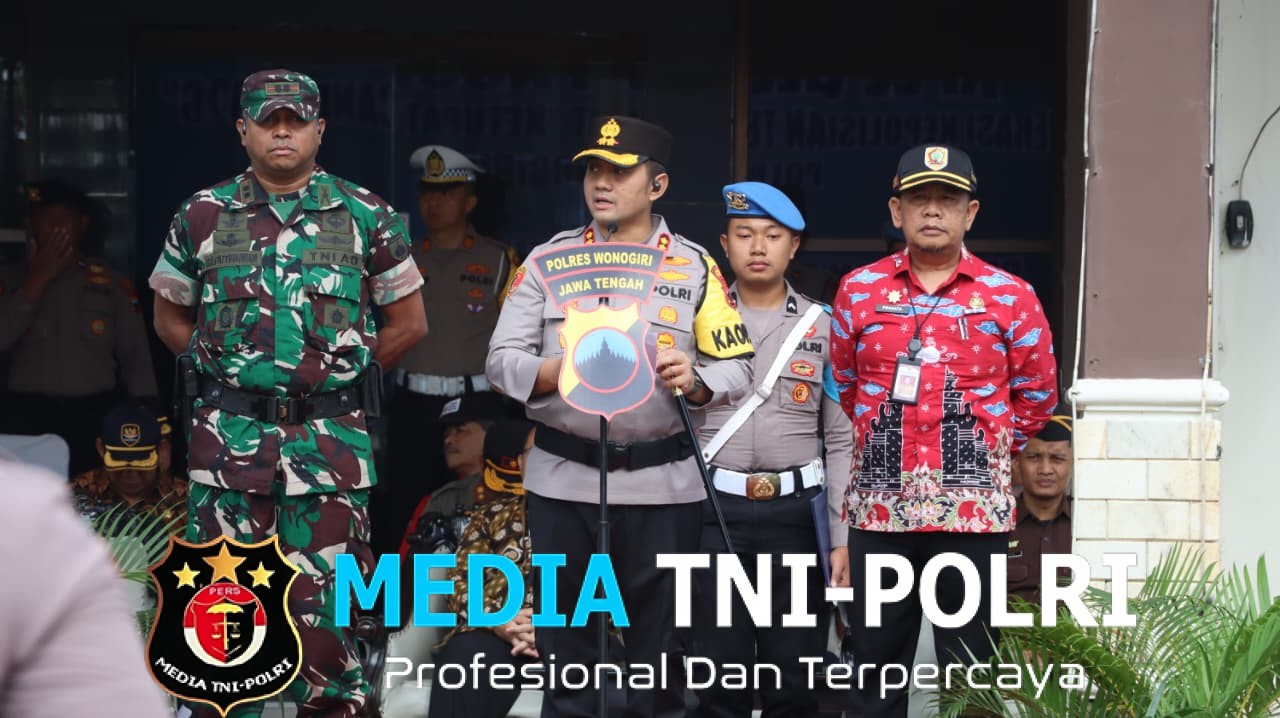 Apel Operasi Ketupat Candi 2026 Digelar, Polres Wonogiri Tegaskan Kesiapan Amankan Mudik Lebaran