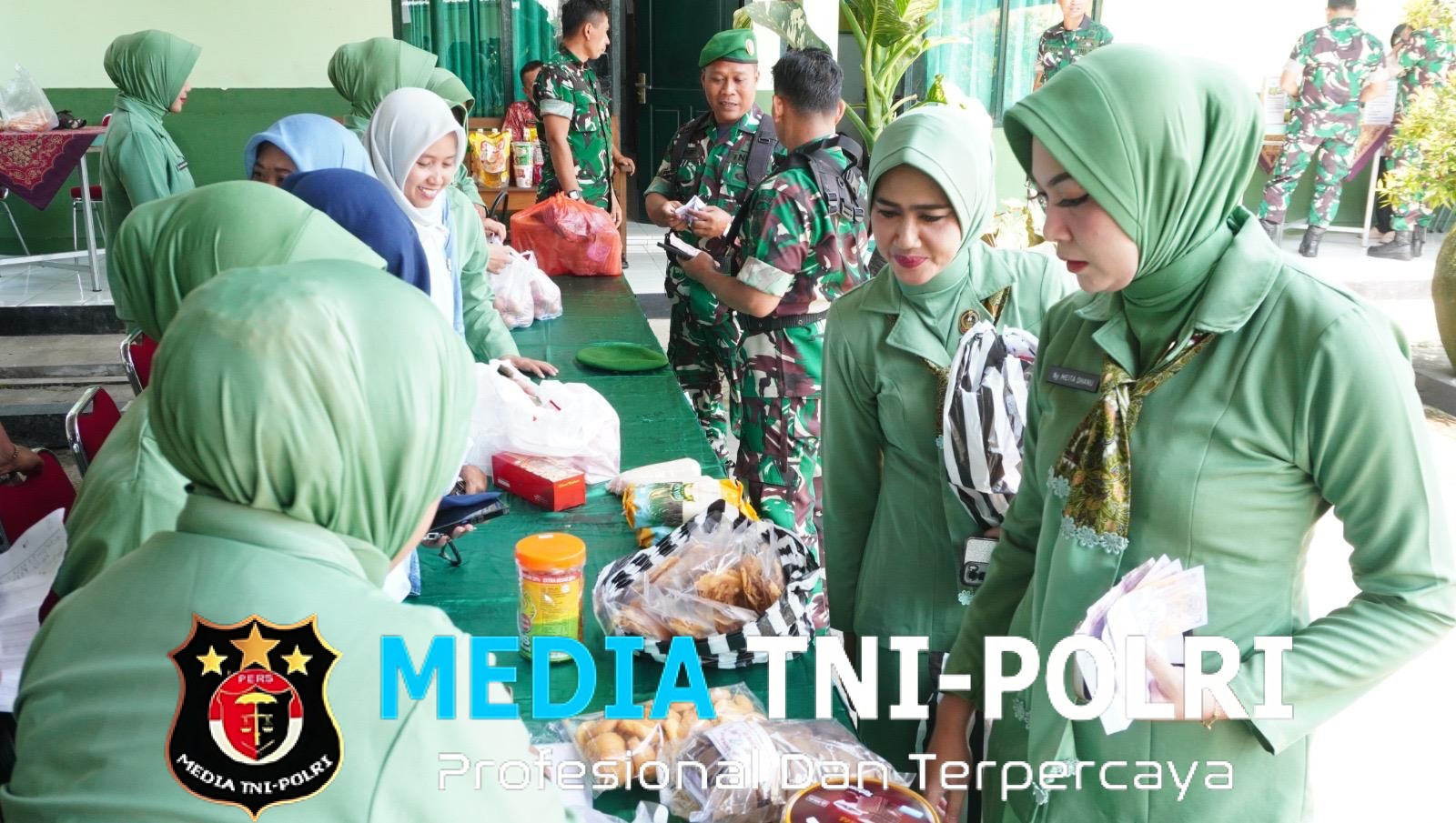 Semarak Jelang Idul Fitri, Kodim Boyolali Gelar Bazar Murah dan Penyerahan Zakat Fitrah Prajurit