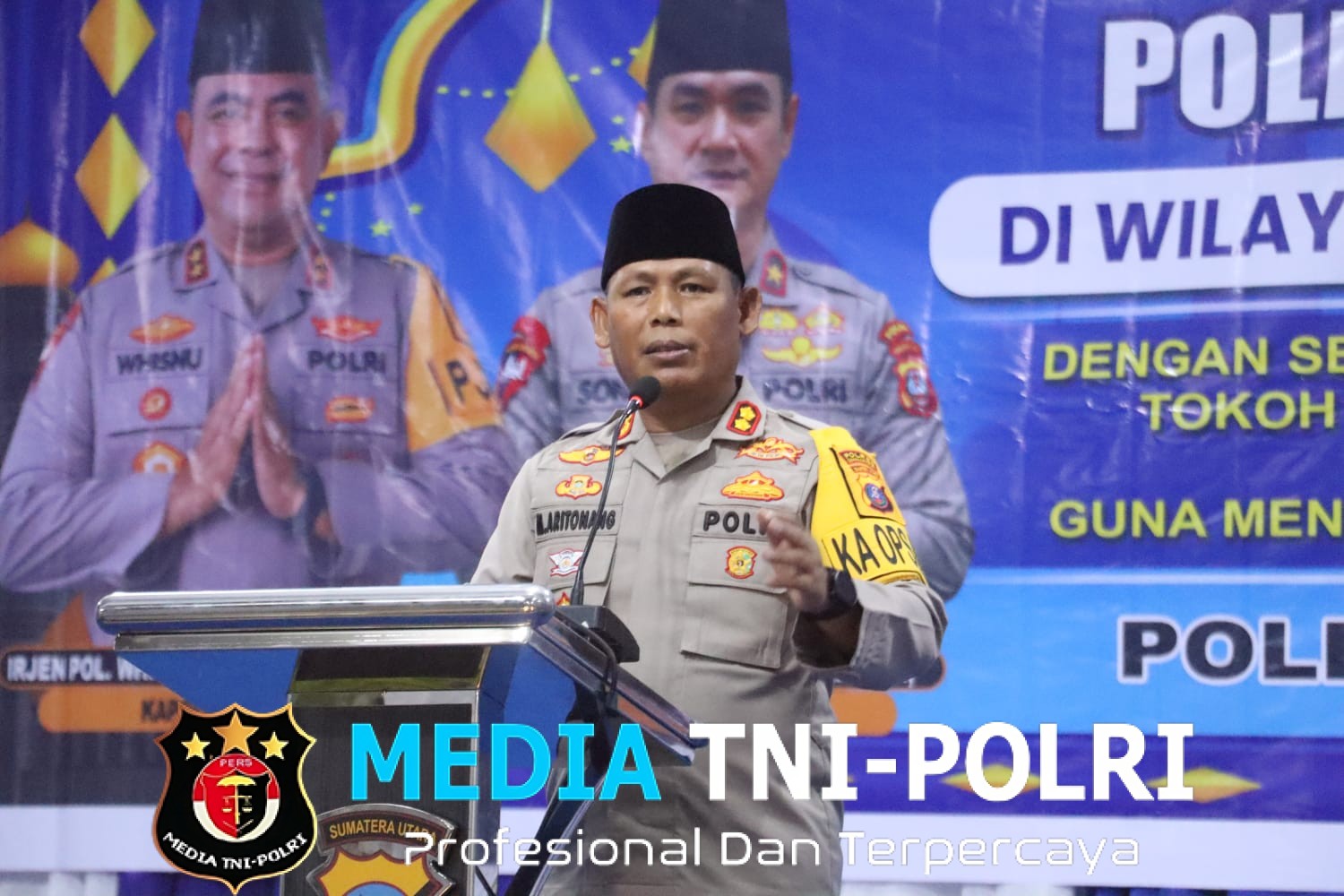 Membangun Ukhuwah Islamiyah, Kapolres Simalungun Wakili Kapolda Sumut Gelar Safari Ramadan Bersama Ulama