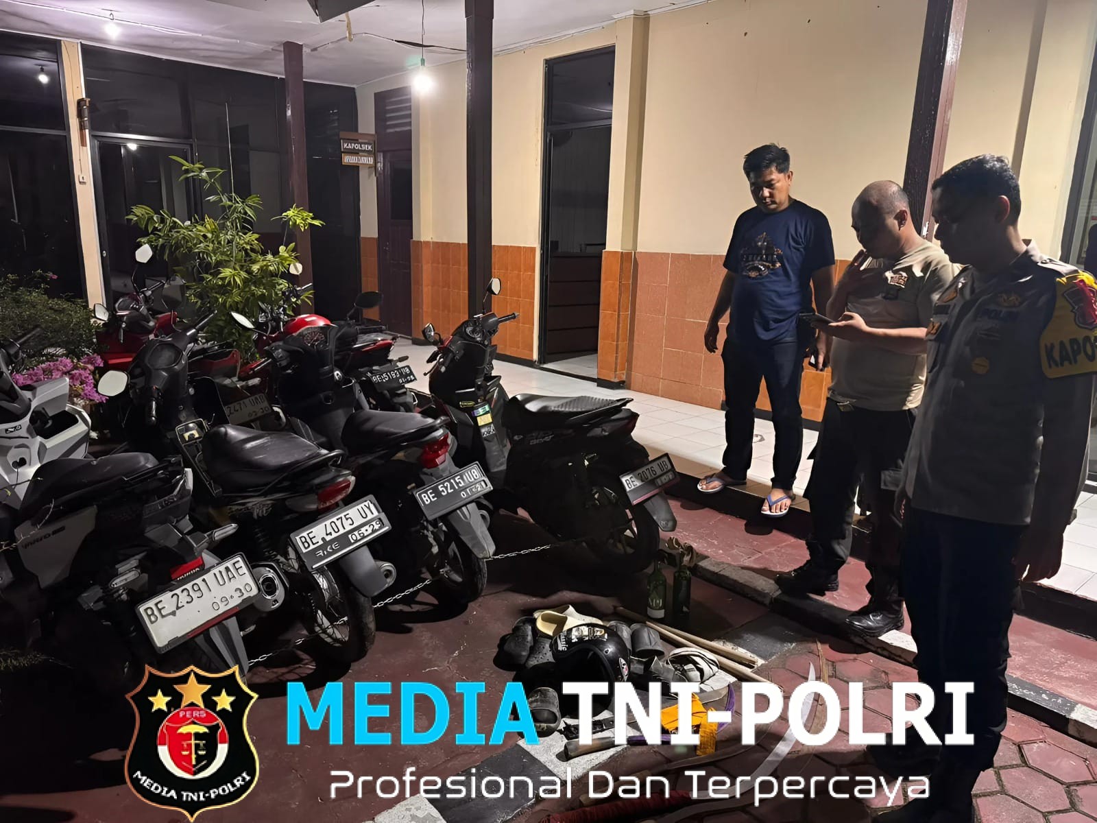 Tawuran Bersenjata di Jalinsum Pringsewu Digagalkan Polisi, Celurit hingga Molotov Diamankan