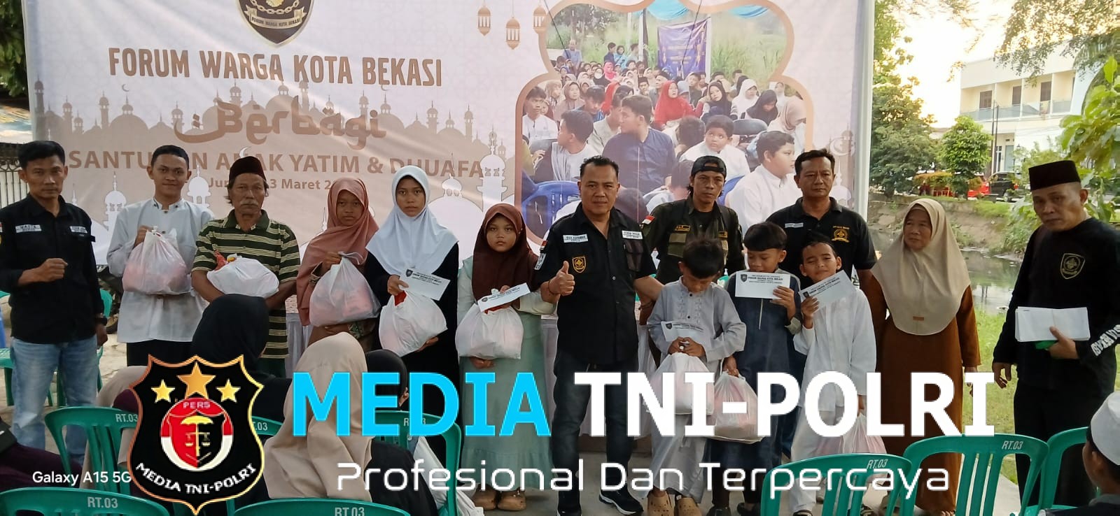 Forum Warga Kota Bekasi (FWKB) Gelar Santunan 200 Anak Yatim dan Dhuafa